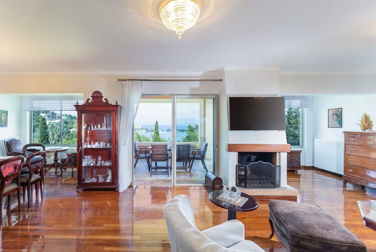 Villa Omnia - Kommeno Bay Dassia  Ngoại thất bức ảnh